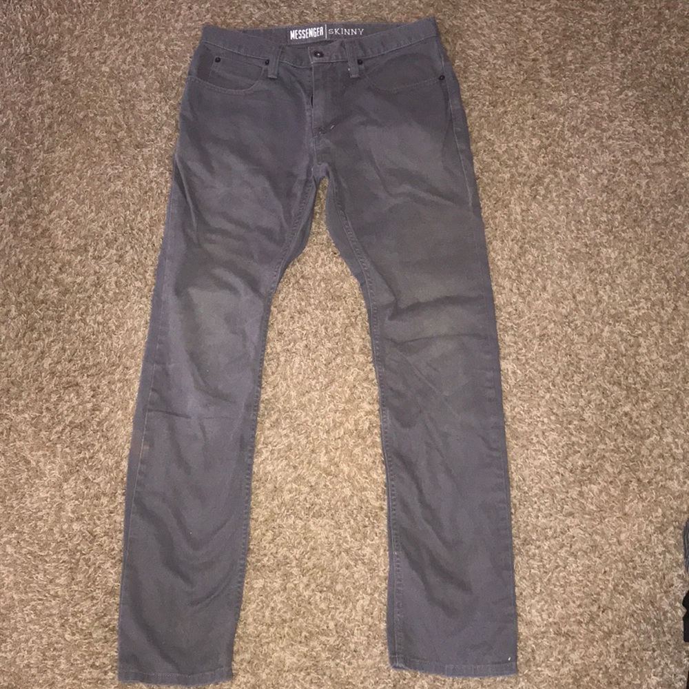 Zumiez Messenger Slim Grey Jeans
